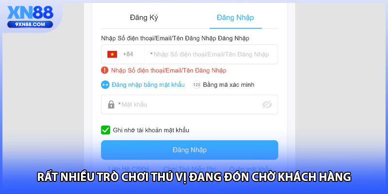 Rất nhiều trò chơi thú vị đang đón chờ khách hàng